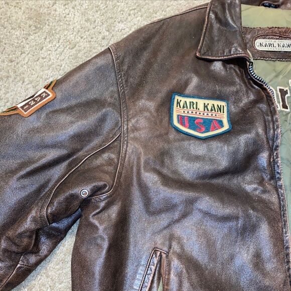 Vintage Karl kani leather jacket - Picture 3 of 9
